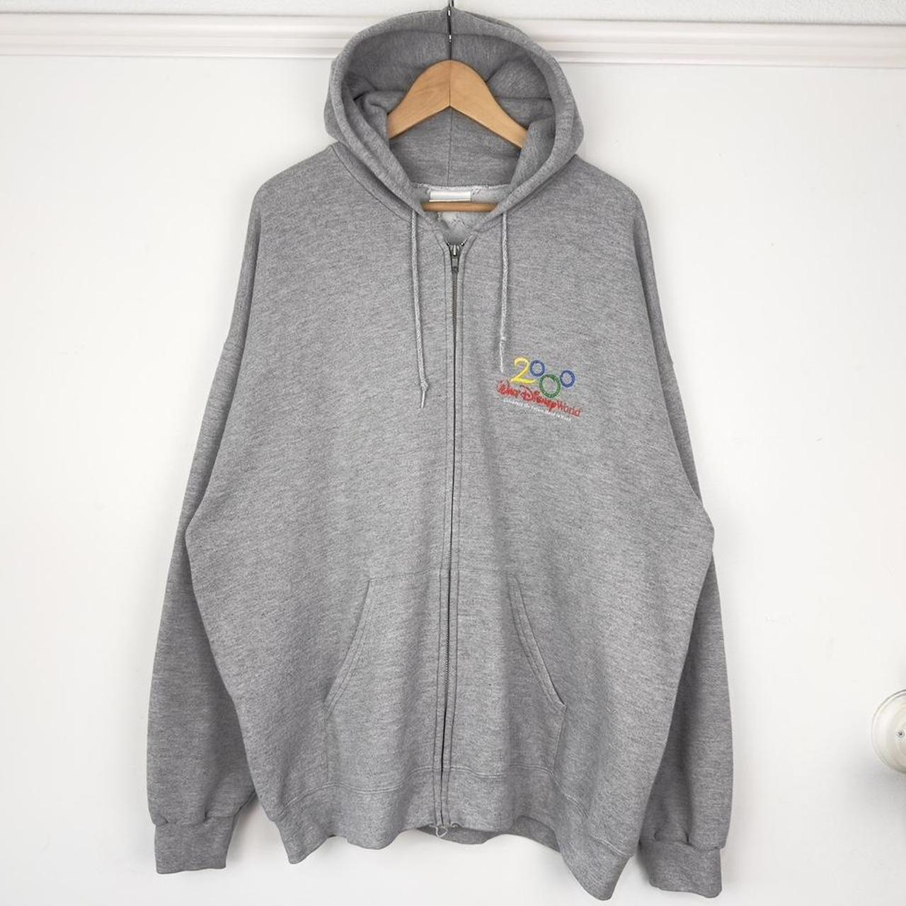 Vintage Walt Disney World Mickey & Friends 2000 Zip Up Hoodie (XXL)
