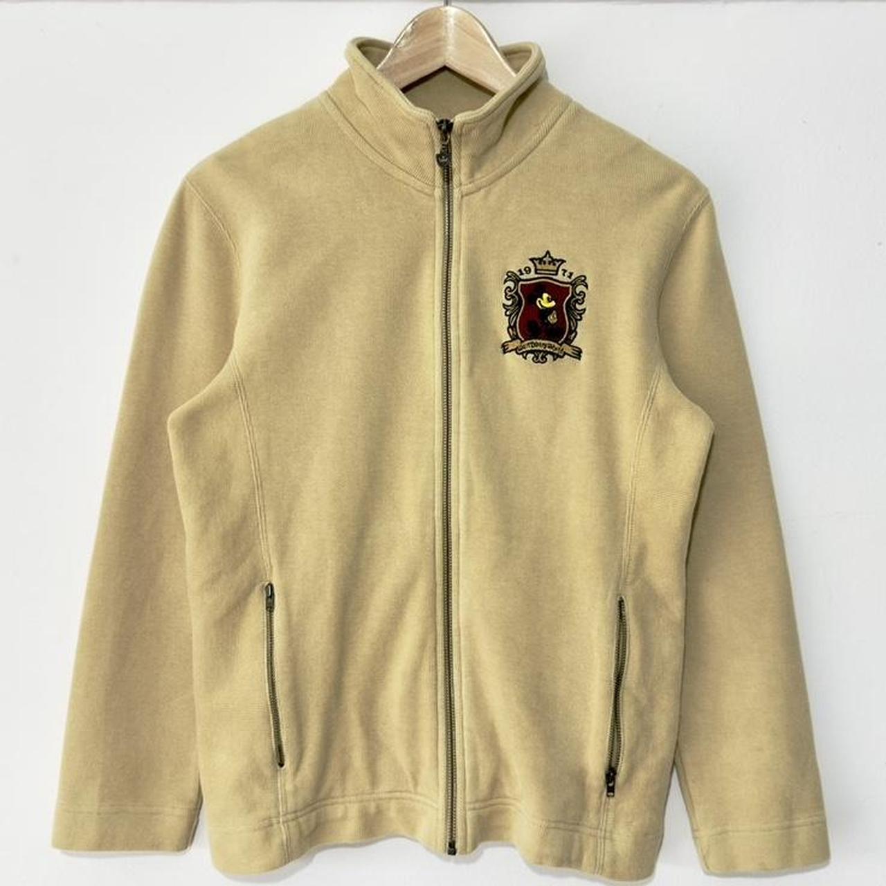 Vintage Walt Disney World Mickey Crest 00s Full Zip Sweatshirt (Women's S)