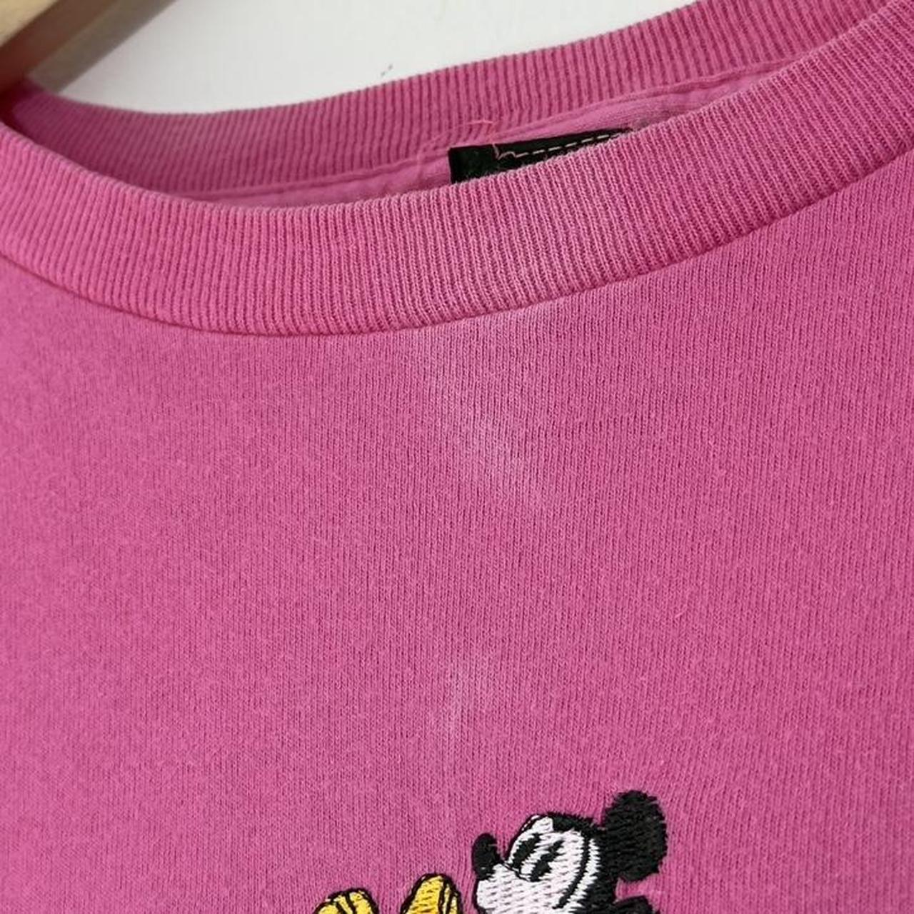 Vintage Mickey Mouse Embroidered 90s T Shirt (XL)