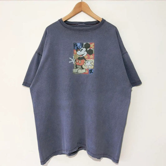 Vintage Mickey Mouse Faded T Shirt (XXL)
