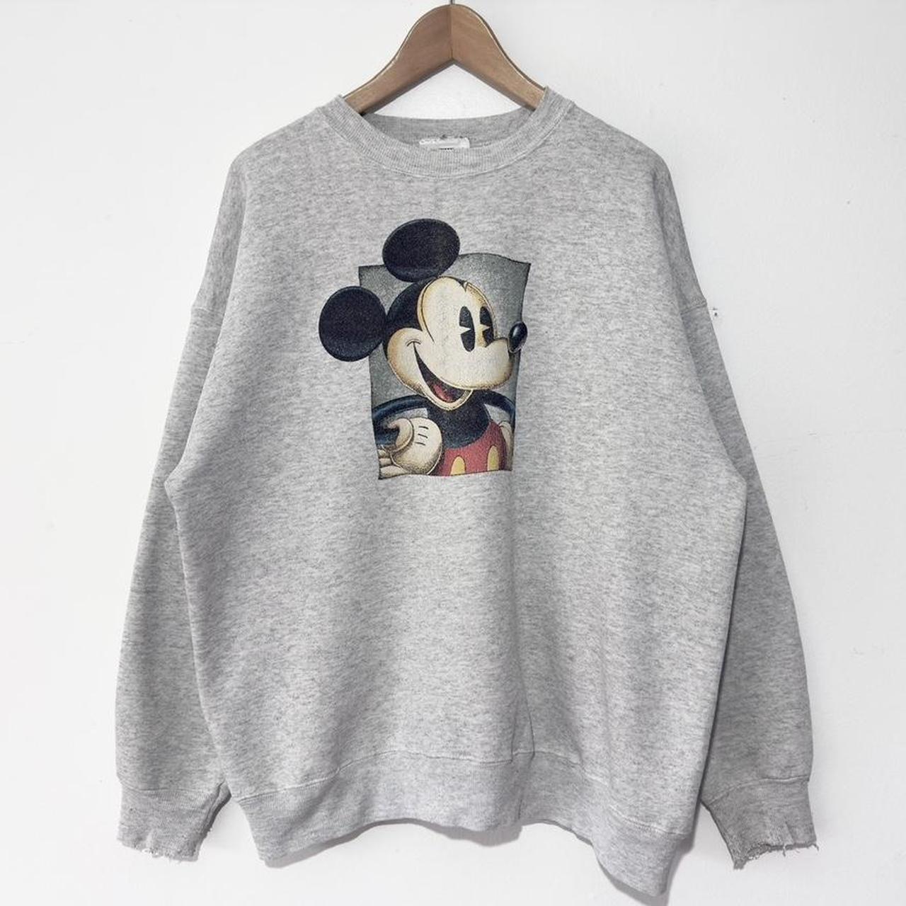 Vintage Mickey Mouse Distressed 90s Sweatshirt (XL)