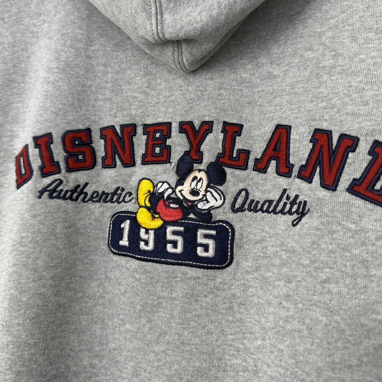Vintage Disneyland Embroidered Mickey 00s Distressed Hoodie (M)
