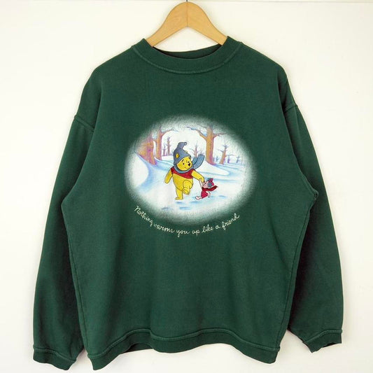 Vintage Winnie the Pooh & Piglet Snowy 90s Sweatshirt (M)