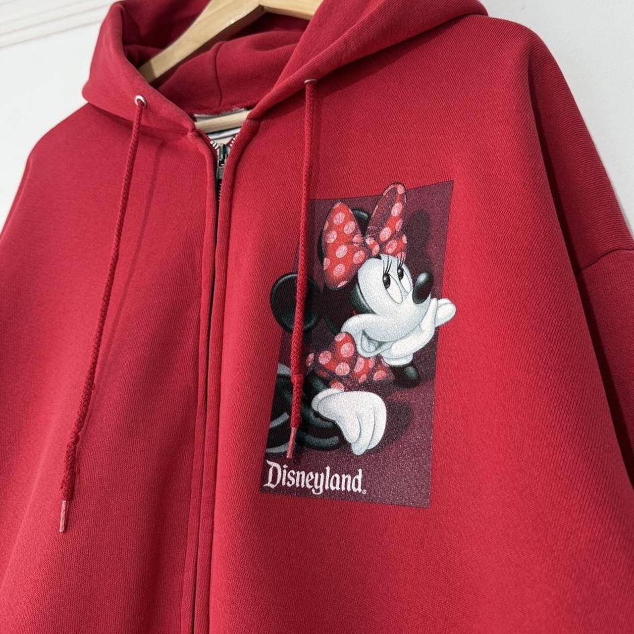 Vintage Disneyland Minnie Mouse 00s Zip Up Hoodie (XXL)