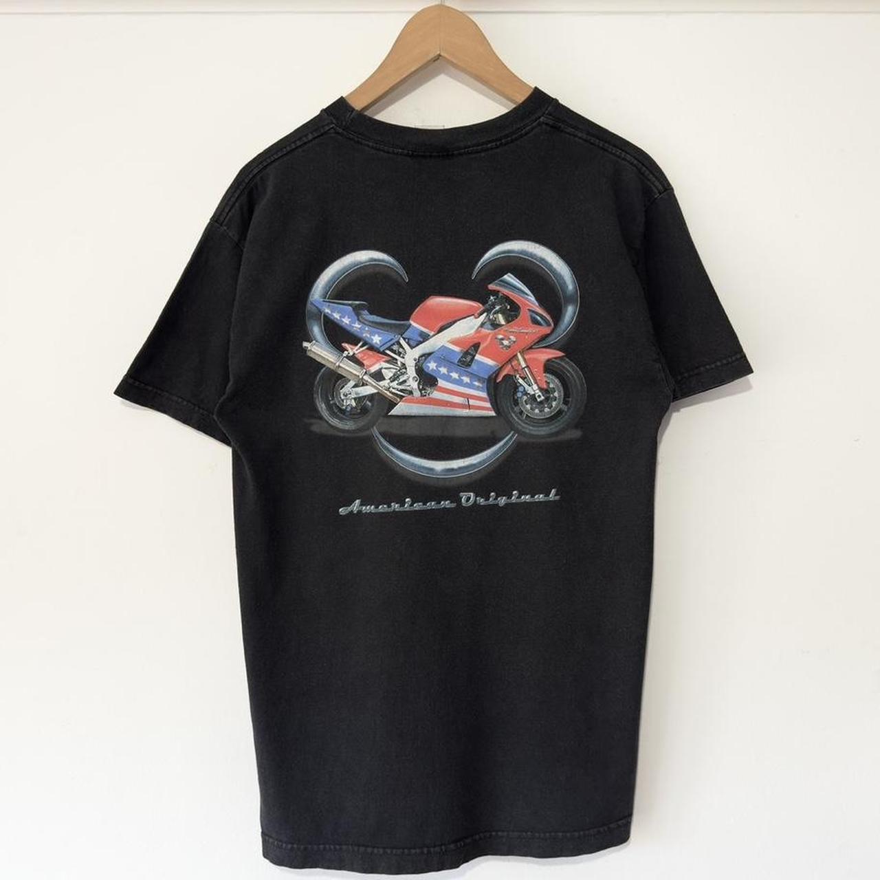 Vintage Walt Disney World Motorbike USA 00s T Shirt (S/M)