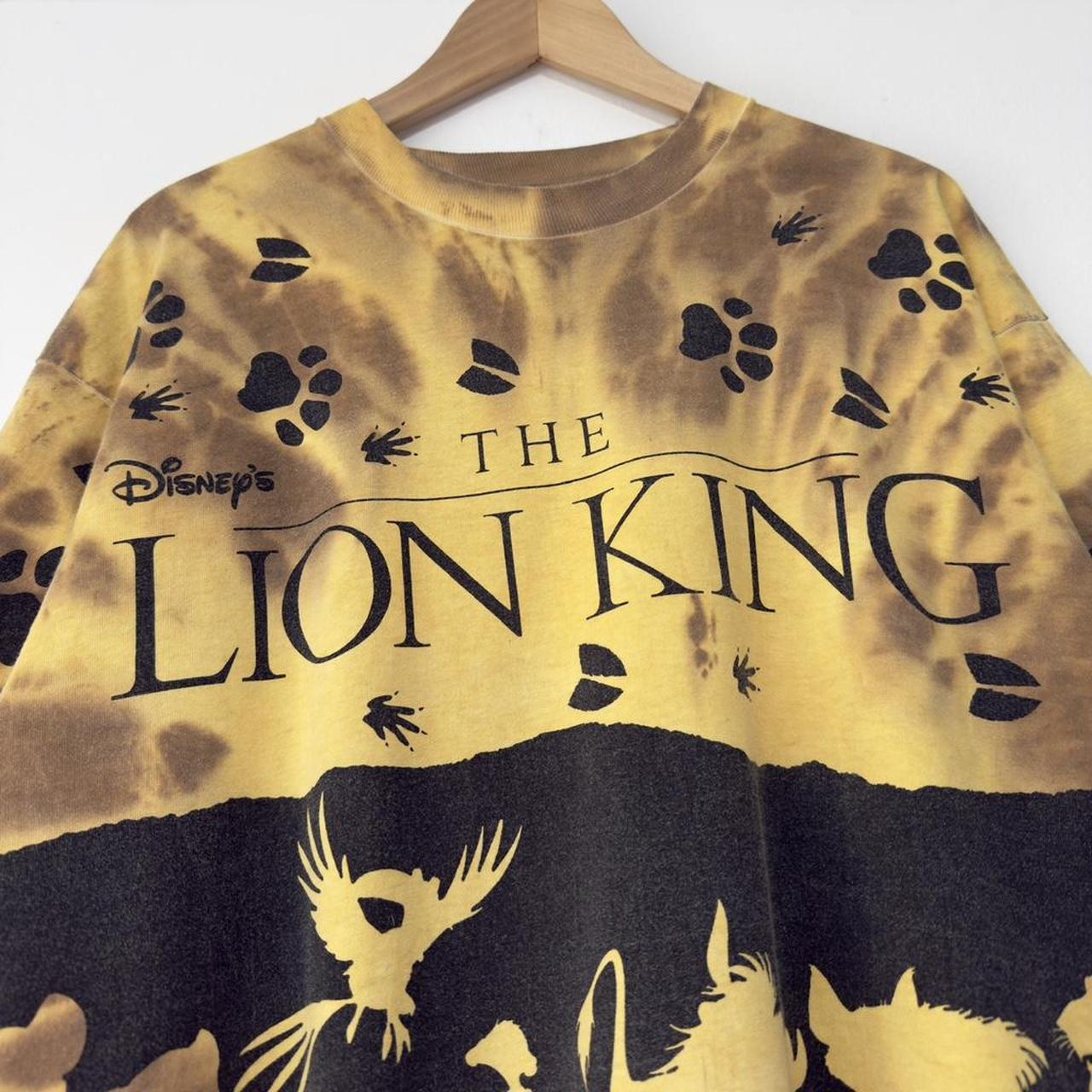 Vintage Disney's The Lion King Tie Dye 90s T Shirt (XL)