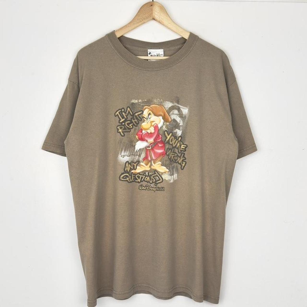 Vintage Grumpy Walt Disney World 00s T Shirt (L)