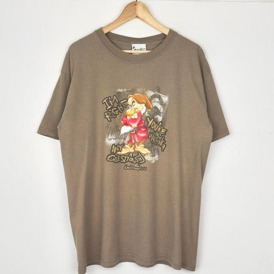 Vintage Grumpy Walt Disney World 00s T Shirt (L)