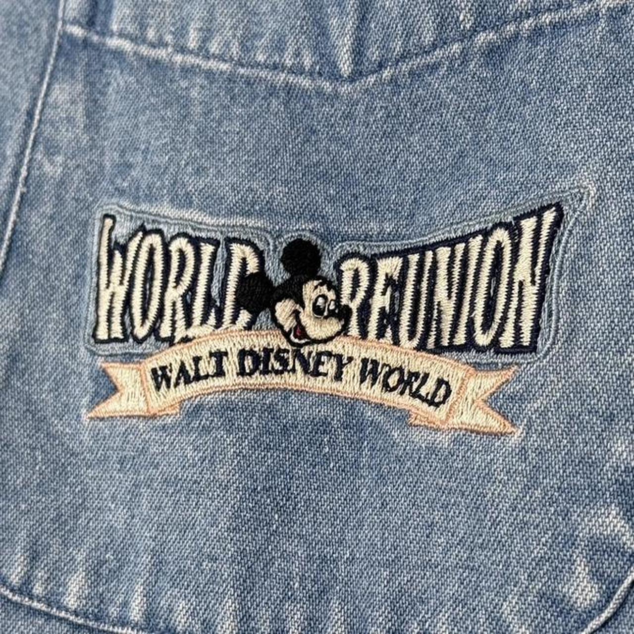 Vintage Walt Disney World World Reunion 90s Denim Shirt (XXL)