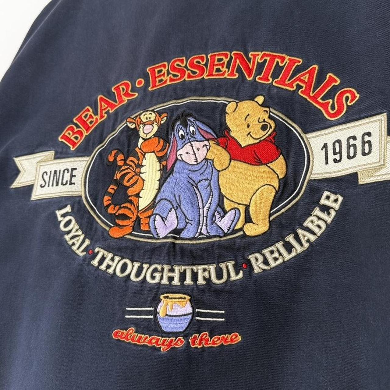 Vintage Winnie the Pooh & Friends Embroidered 00s Varsity Jacket (L)