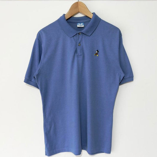 Vintage Mickey Mouse 80s Polo Shirt (M)