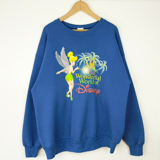 Vintage Tinker Bell Wonderful World of Disney 90s Sweatshirt (XL)