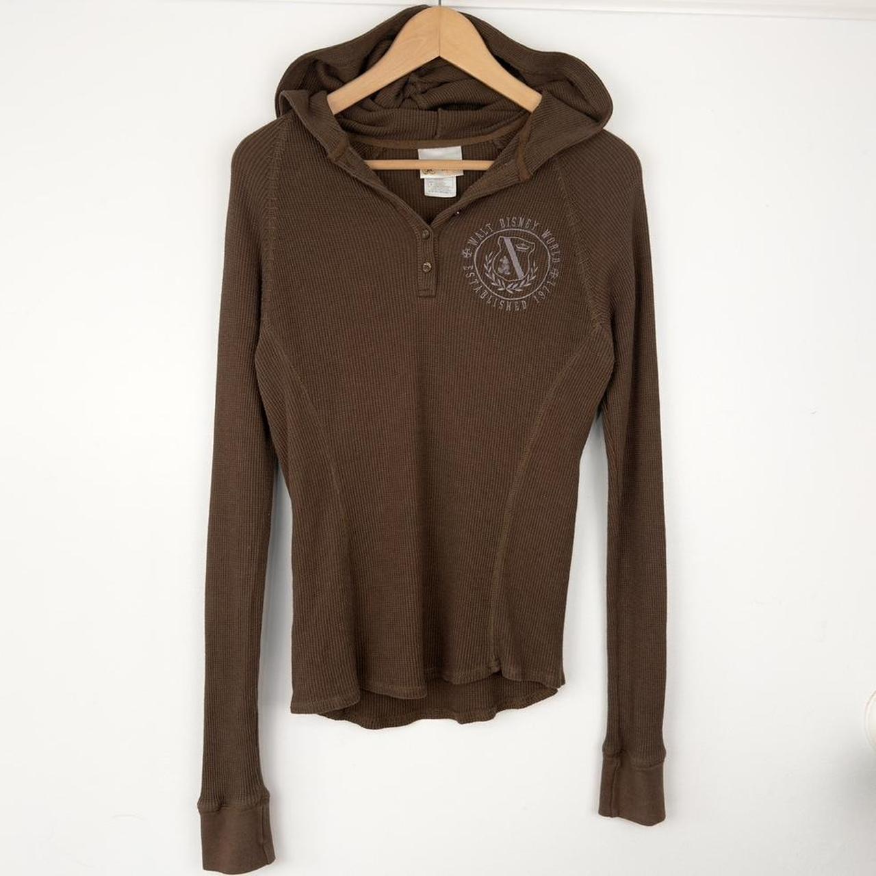 Vintage Walt Disney World Hooded Slim Fit 00s Long Sleeve (L)