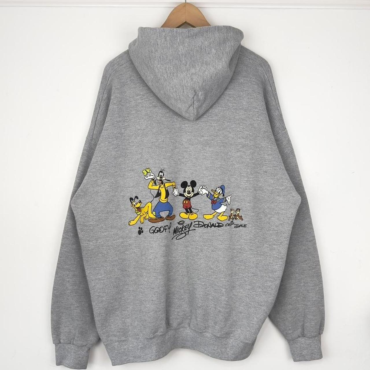 Vintage Walt Disney World Mickey & Friends 2000 Zip Up Hoodie (XXL)