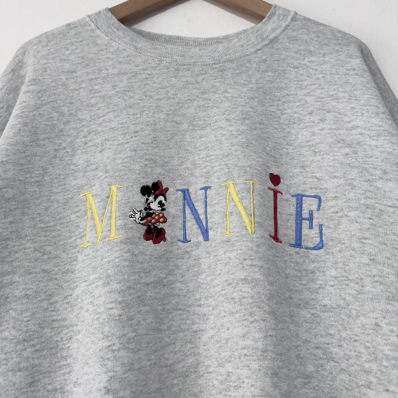 Vintage Minnie Mouse Embroidered 90s Sweatshirt (L)