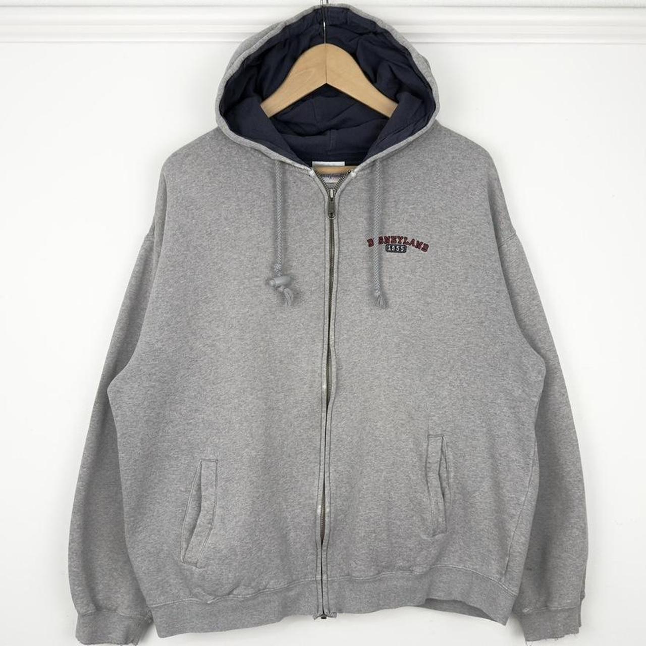 Vintage Disneyland Embroidered Mickey 00s Distressed Hoodie (M)