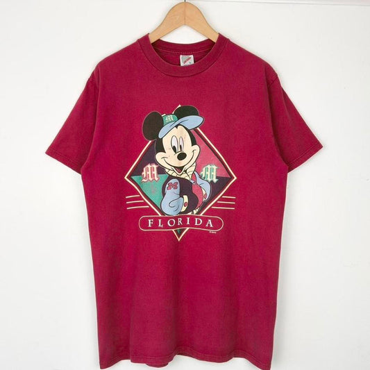 Vintage Mickey Mouse Florida 90s T Shirt (L)