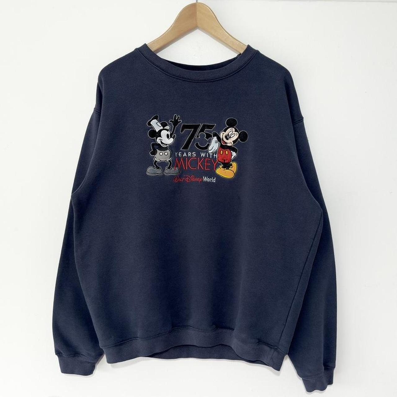 Vintage 75 Years With Mickey Walt Disney World 00s Sweatshirt (M)