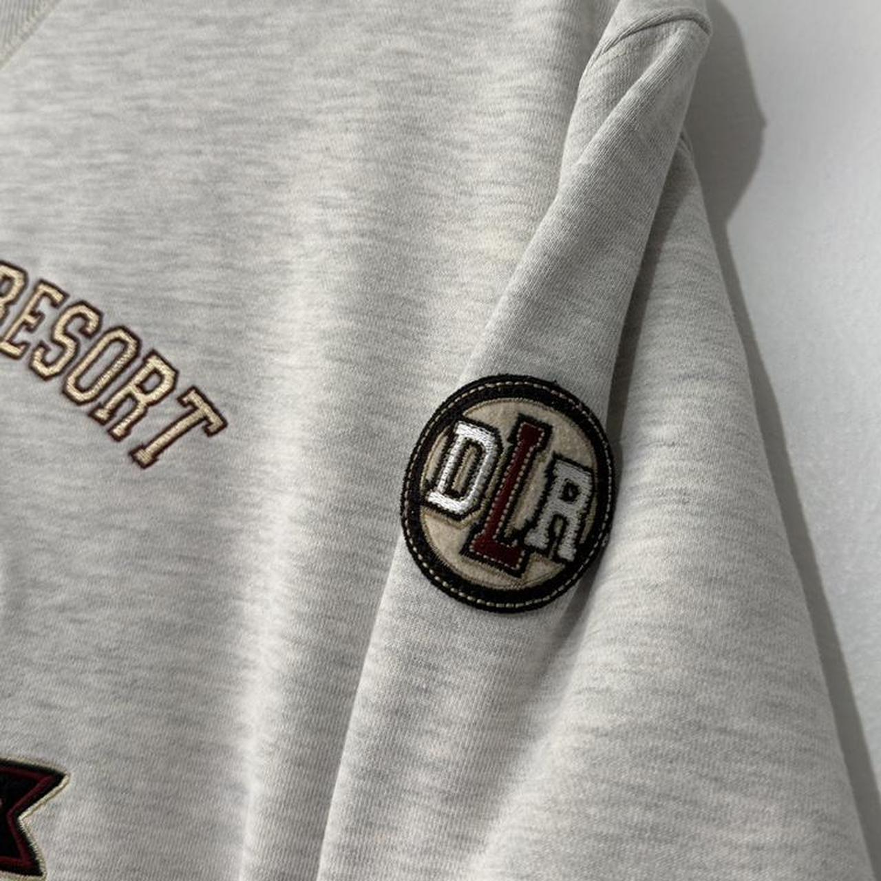 Disneyland Mickey Mouse Embroidered Distressed 00s Hoodie (L)