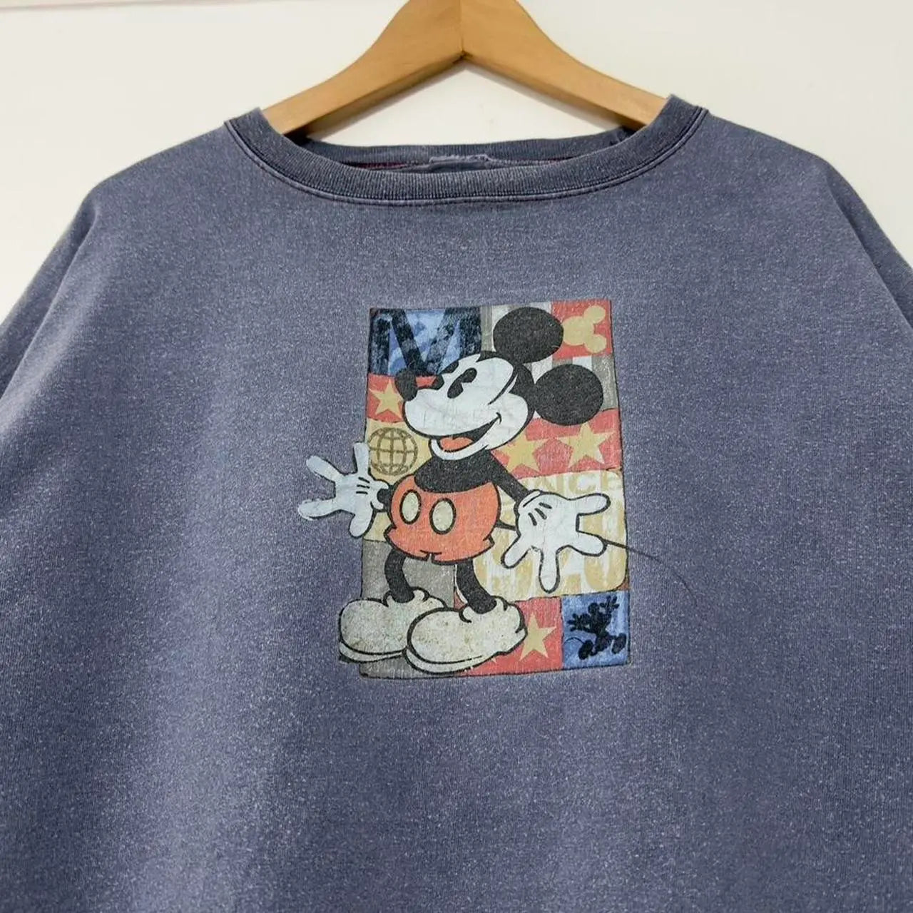 Vintage Mickey Mouse Faded T Shirt (XXL)