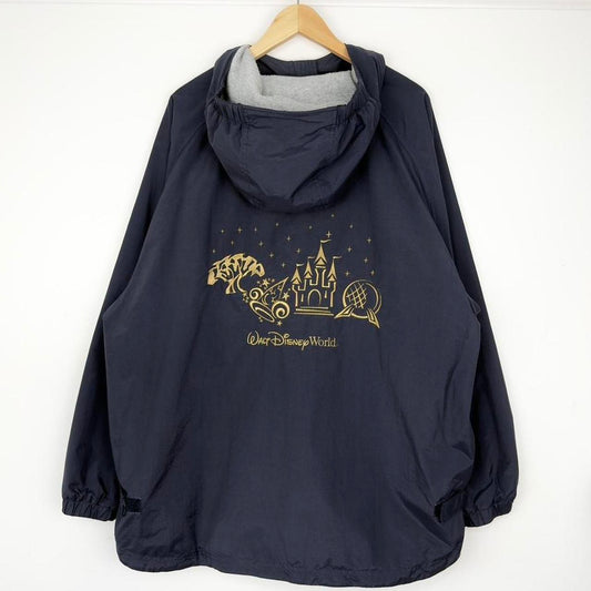 Vintage Walt Disney World Parks Embroidered 00s Jacket Coat (XXL)