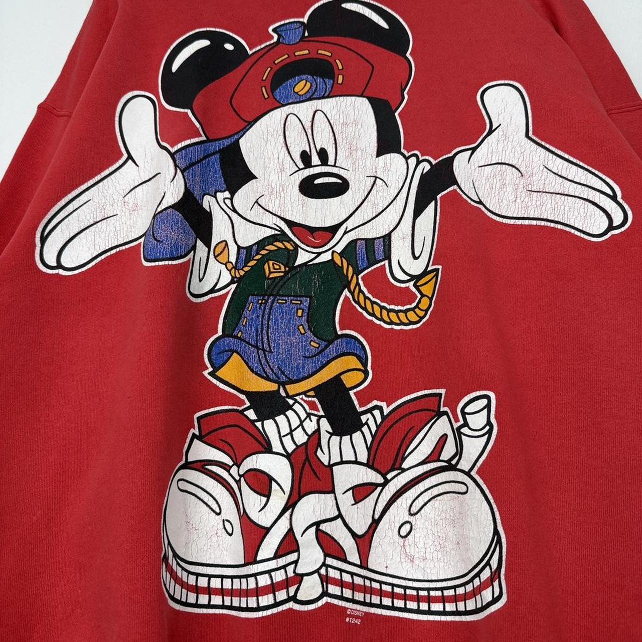 Vintage Mickey Mouse Hip Hop 90s Sweatshirt (XL)