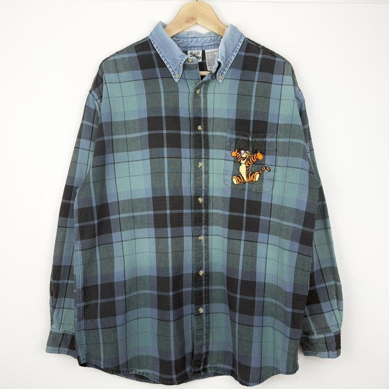 Vintage Tigger Checked 90s Long Sleeve Shirt (L)