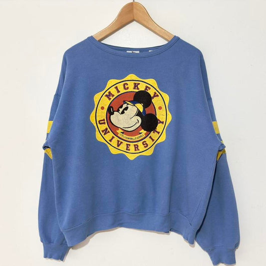 Vintage Mickey University 90s Sweatshirt (Boxy M)