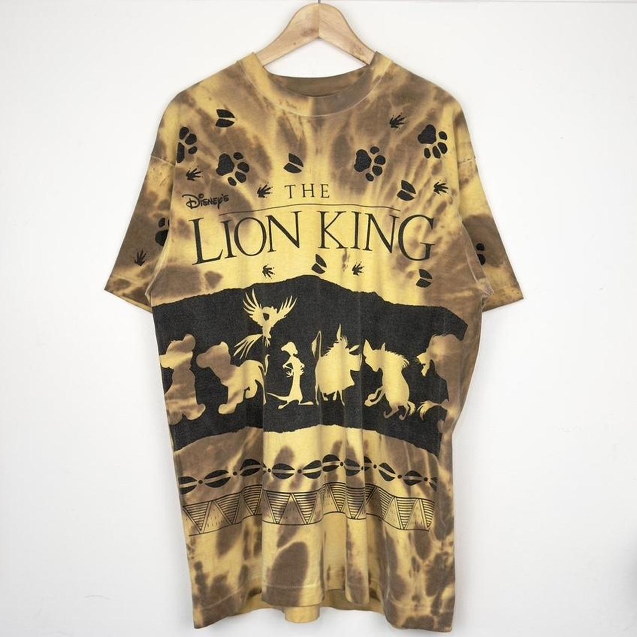 Vintage Disney's The Lion King Tie Dye 90s T Shirt (XL)