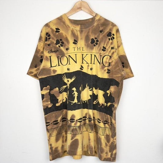 Vintage Disney's The Lion King Tie Dye 90s T Shirt (XL)