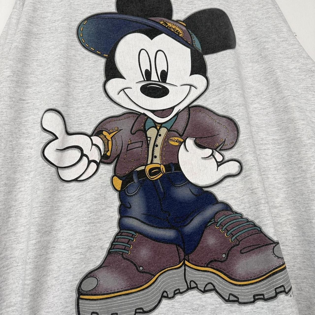 Vintage Mickey Mouse Hip Hop 90s Hoodie (L)