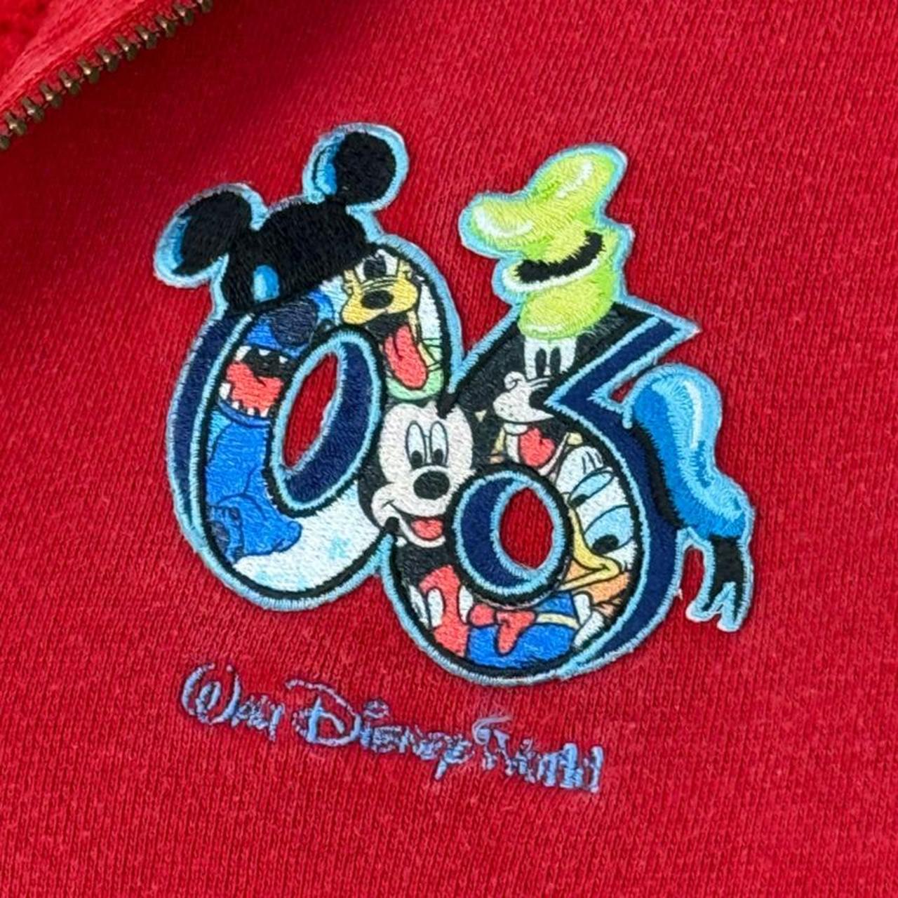 Vintage 2006 Walt Disney World Red Quarter Zip (S)