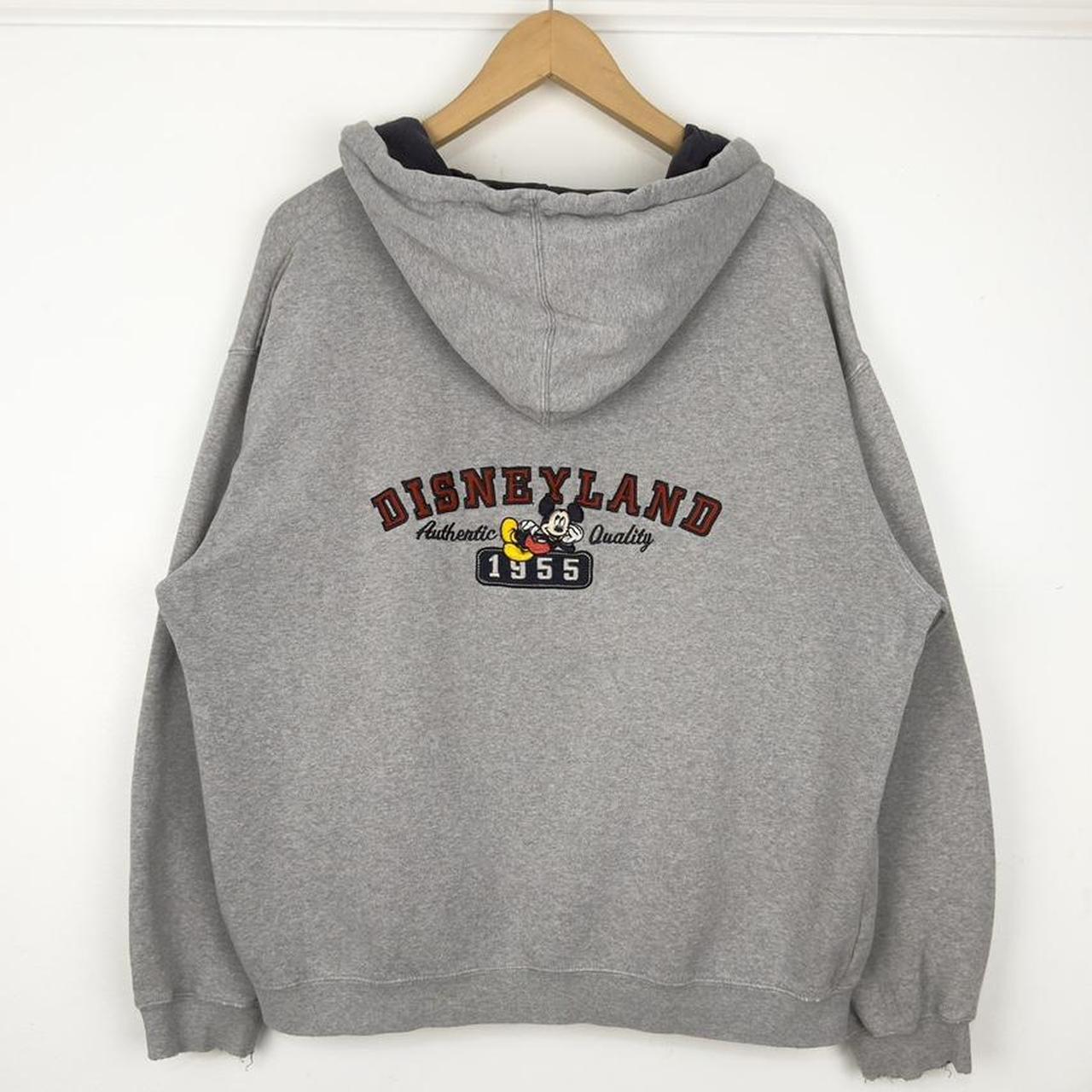Vintage Disneyland Embroidered Mickey 00s Distressed Hoodie (M)