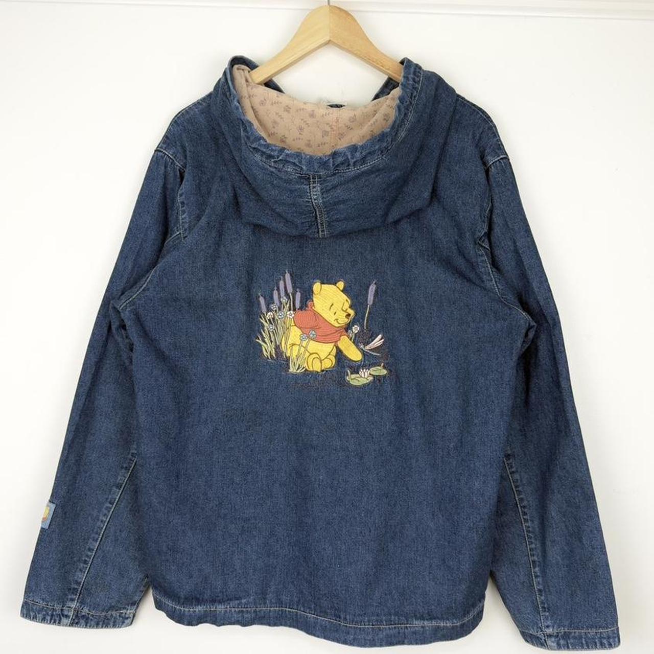 Vintage Winnie the Pooh Flowers 00s Denim Jacket (L)
