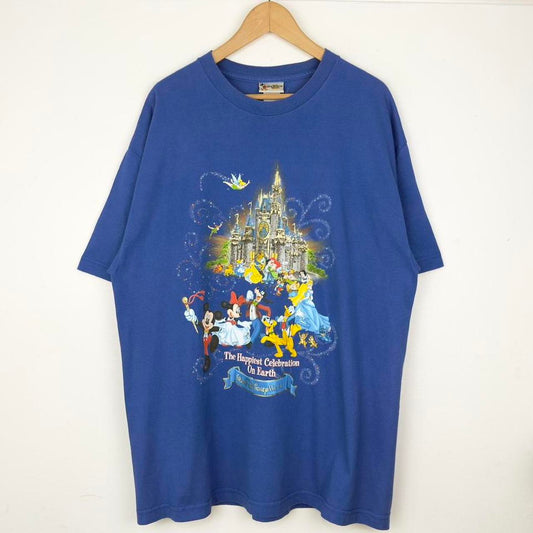 Vintage Walt Disney World Happiest Celebration on Earth 2005 T Shirt (XL)