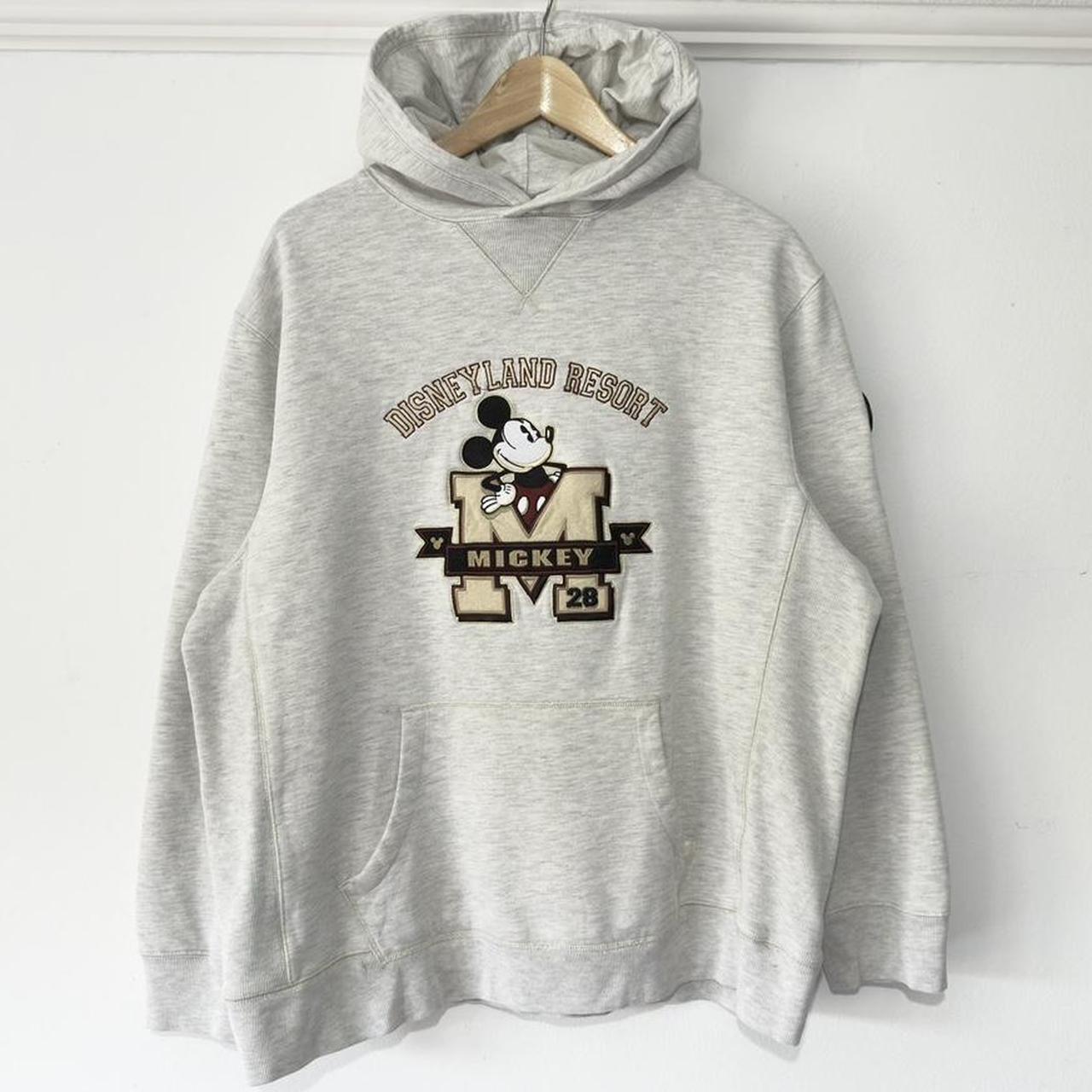 Disneyland Mickey Mouse Embroidered Distressed 00s Hoodie (L)