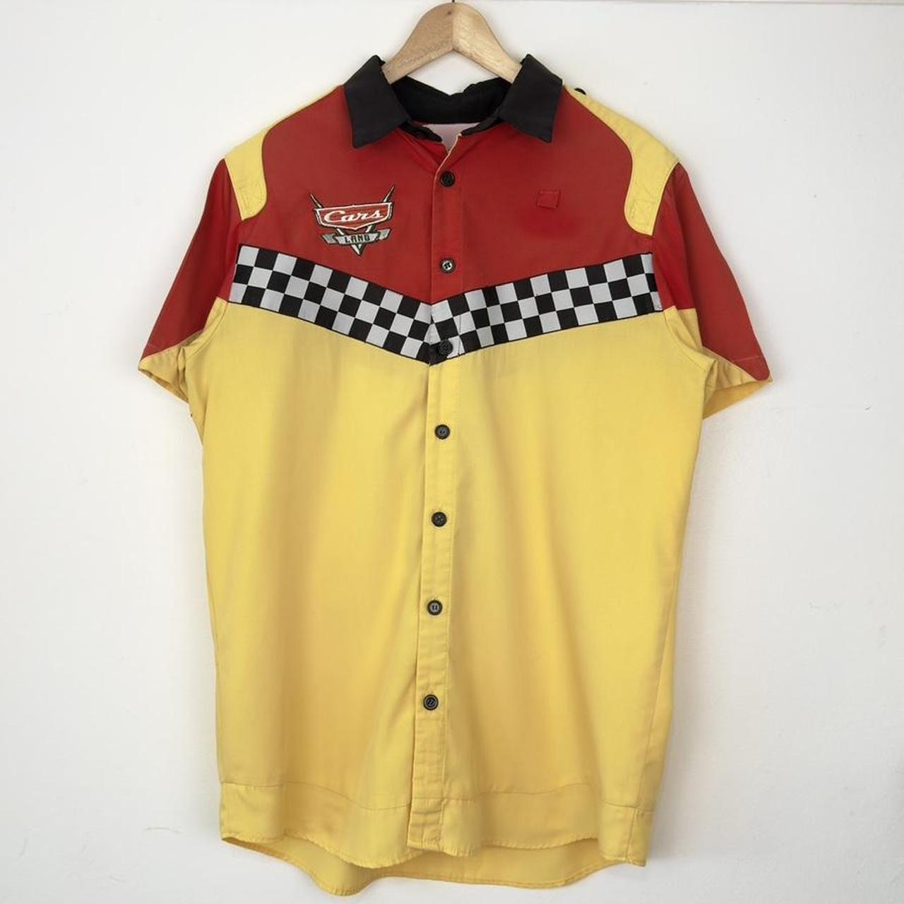 Disneyland Radiator Springs Racers Cars Land Cast Member Button Shirt (Men's L)