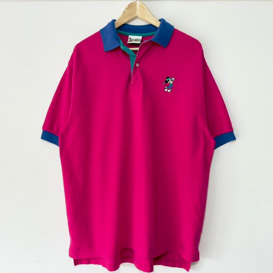 Vintage Mickey Mouse Golf Walt Disney World 00s Polo Shirt (XL)