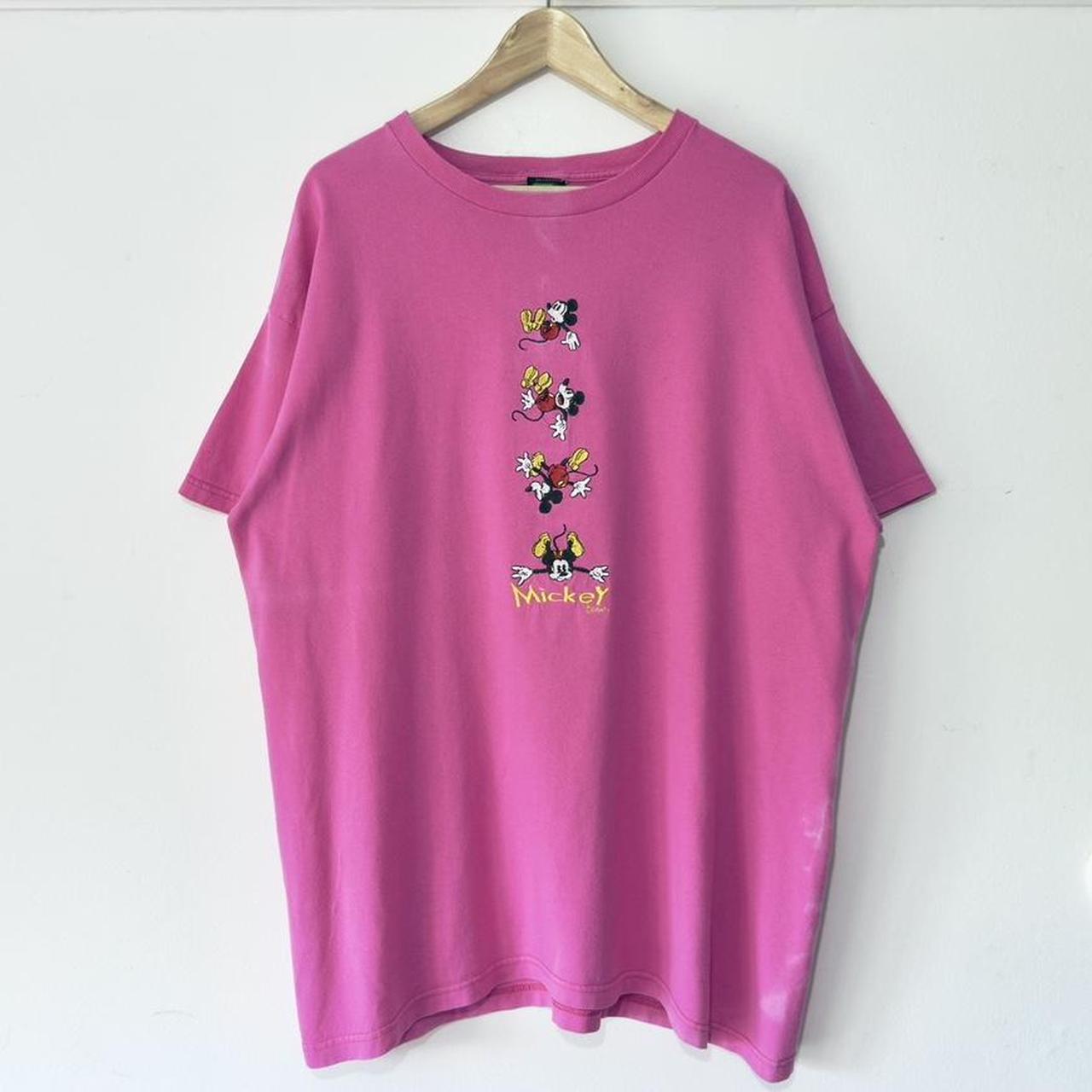 Vintage Mickey Mouse Embroidered 90s T Shirt (XL)