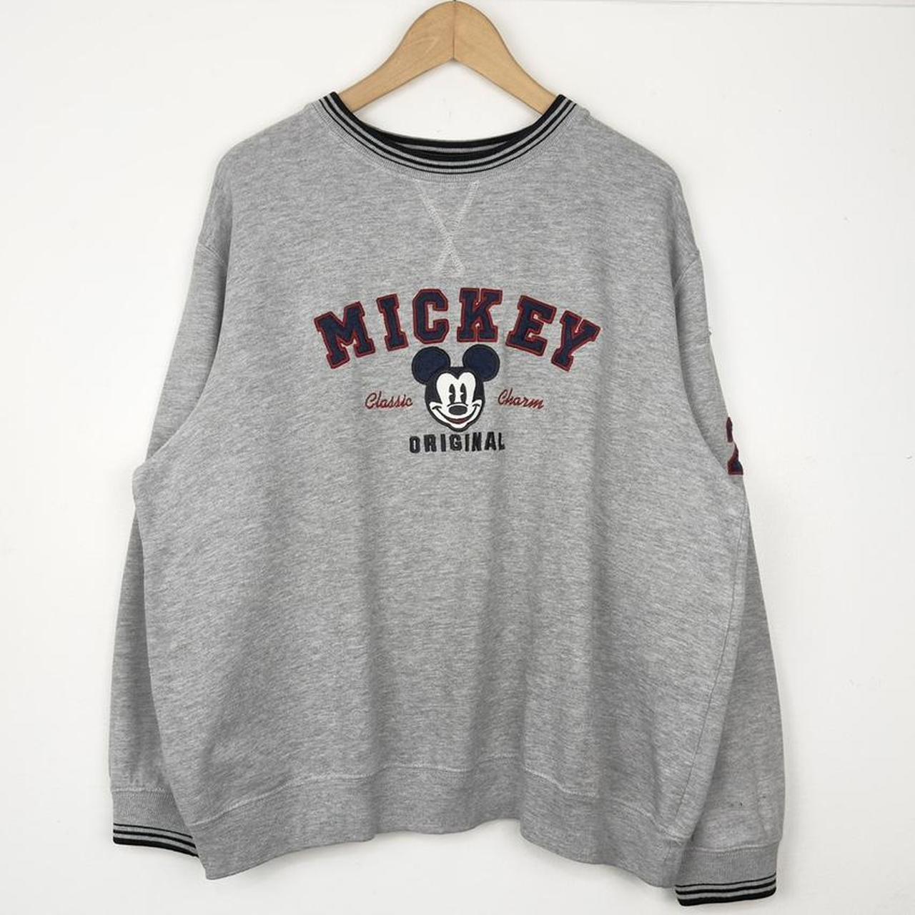 Mickey Mouse Spell Out 2000s Sweatshirt (XL)