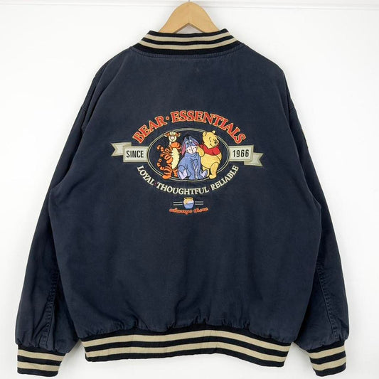 Vintage Winnie the Pooh & Friends Embroidered 00s Varsity Jacket (L)