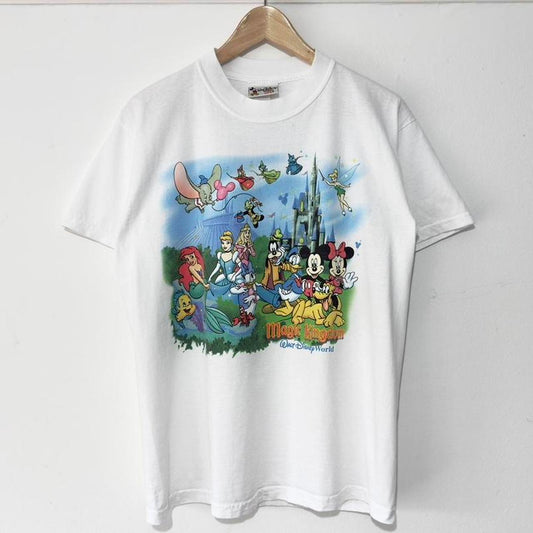 Vintage Magic Kingdom Walt Disney World 00s T Shirt (Youth XL/Adult S/M)