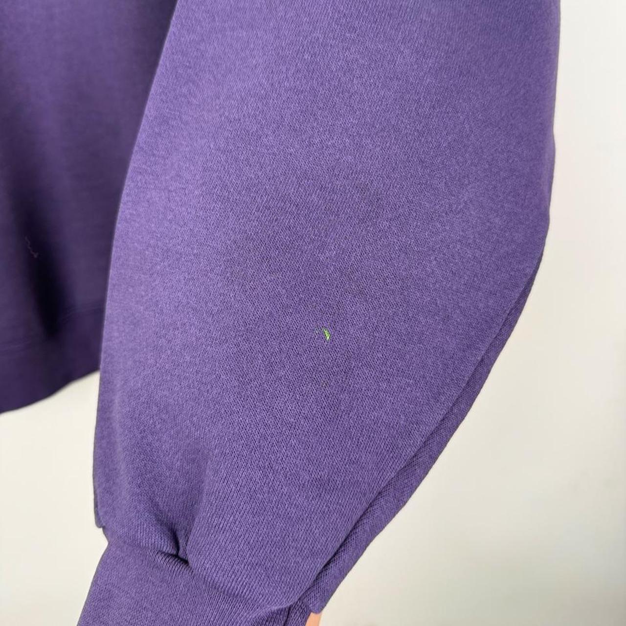 Vintage 00s Eeyore Smile Frown Upside Down Disney Purple Sweatshirt (M)