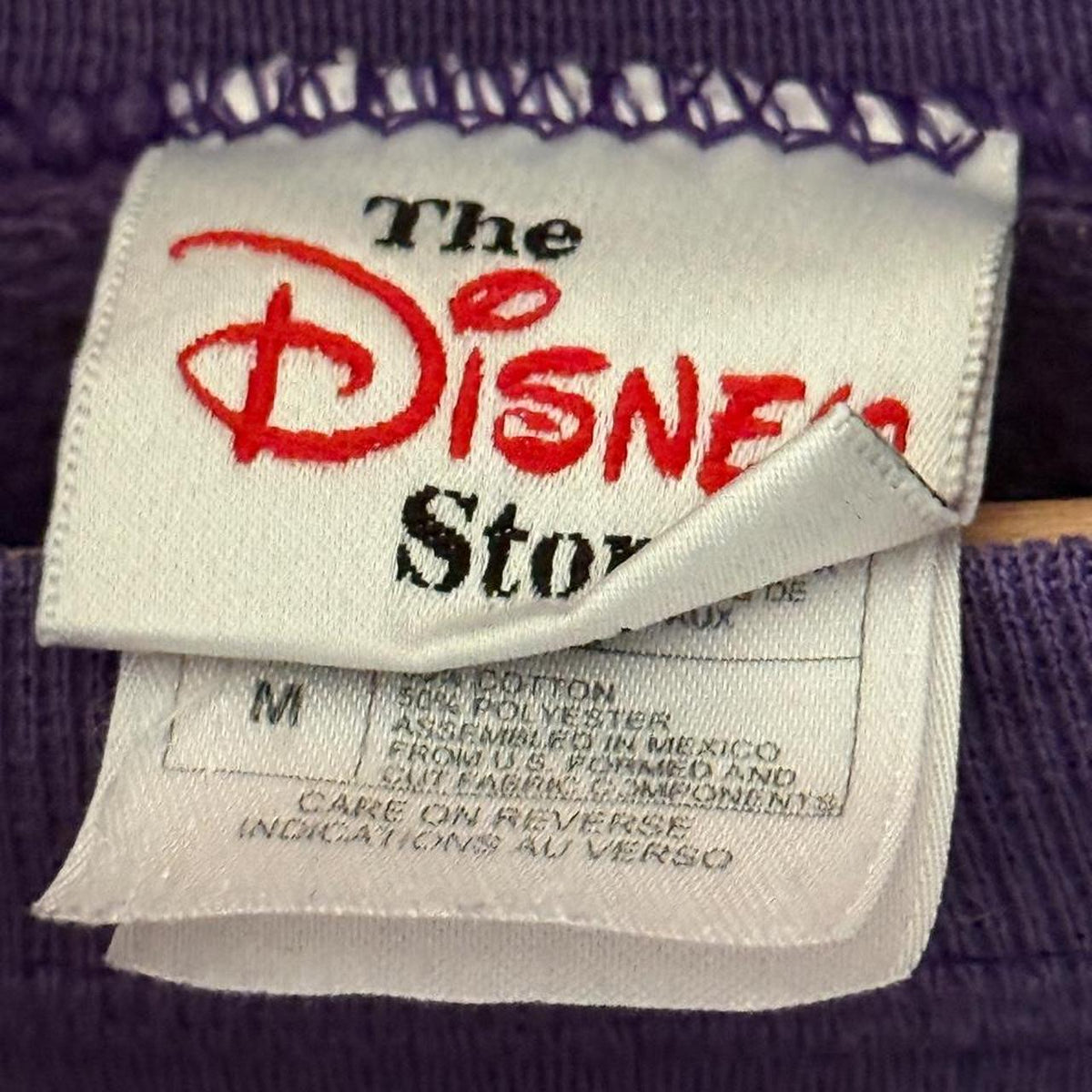 Vintage 00s Eeyore Smile Frown Upside Down Disney Purple Sweatshirt (M)