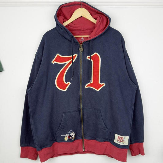 Walt Disney World 71 Embroidered Navy Hoodie (XL)