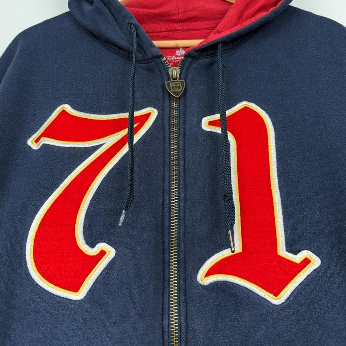 Walt Disney World 71 Embroidered Navy Hoodie (XL)