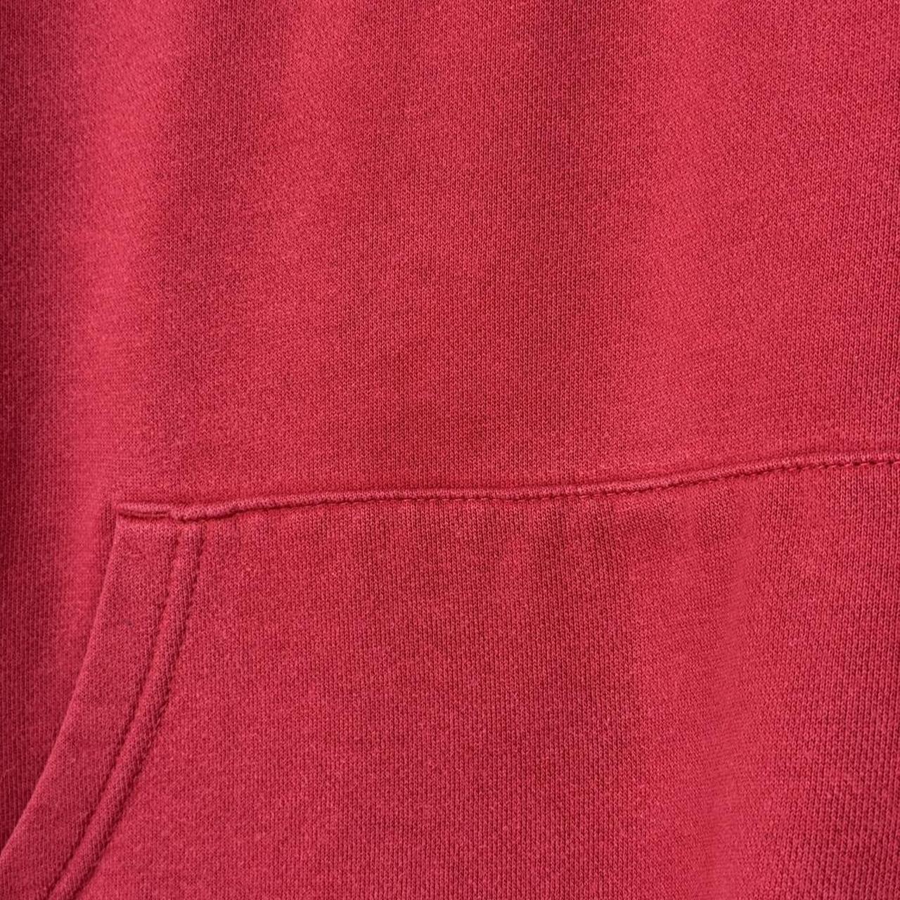Disneyland Mickey Mouse Embroidered Red 00s Quarter Zip Hoodie (M)