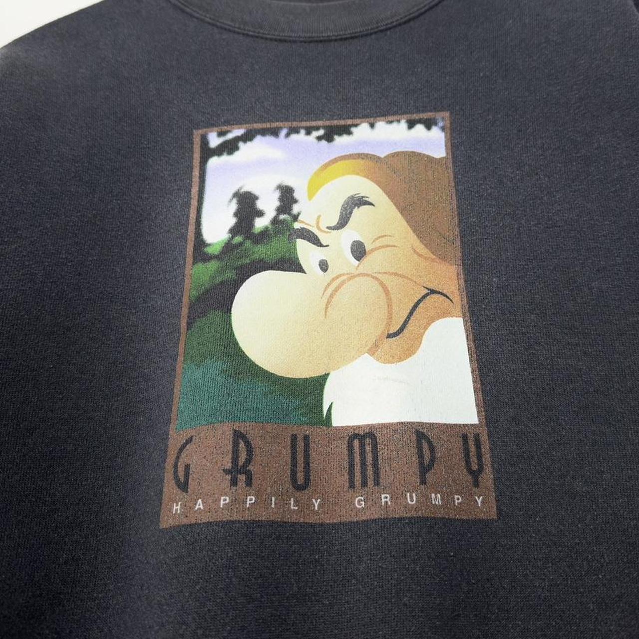 Vintage Disney Happily Grumpy 00s Sweatshirt (S)