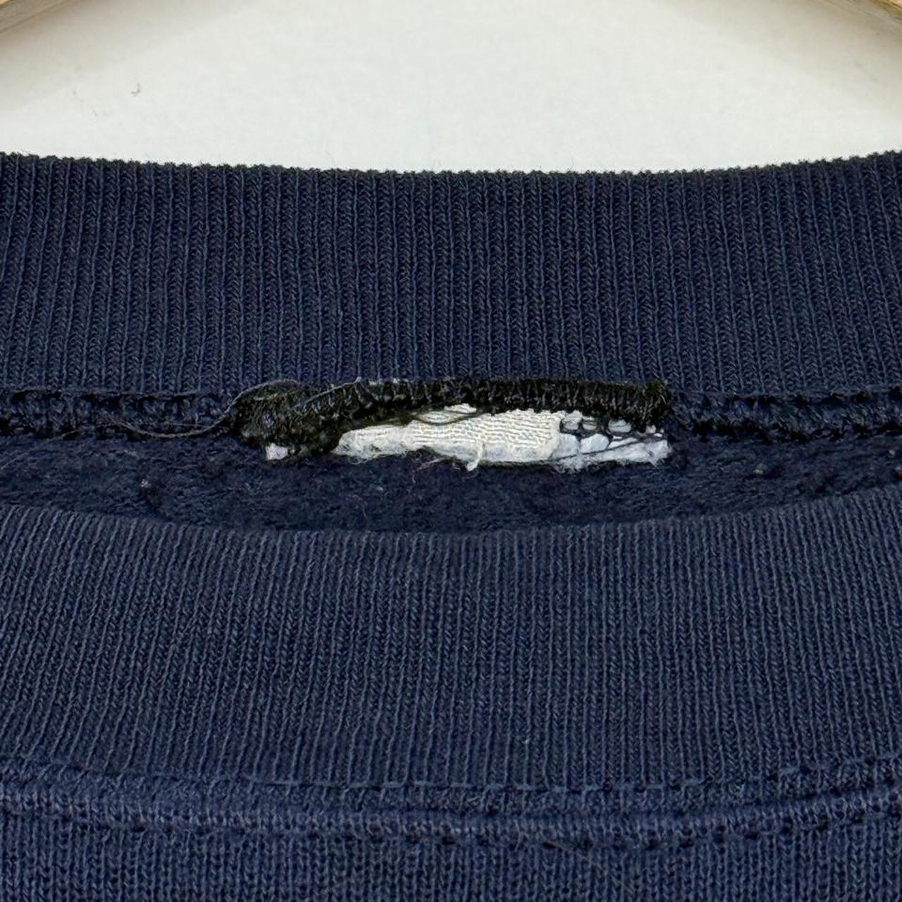 Vintage 90s Mickey Mouse Florida Embroidered Navy Blue Sweatshirt (L)