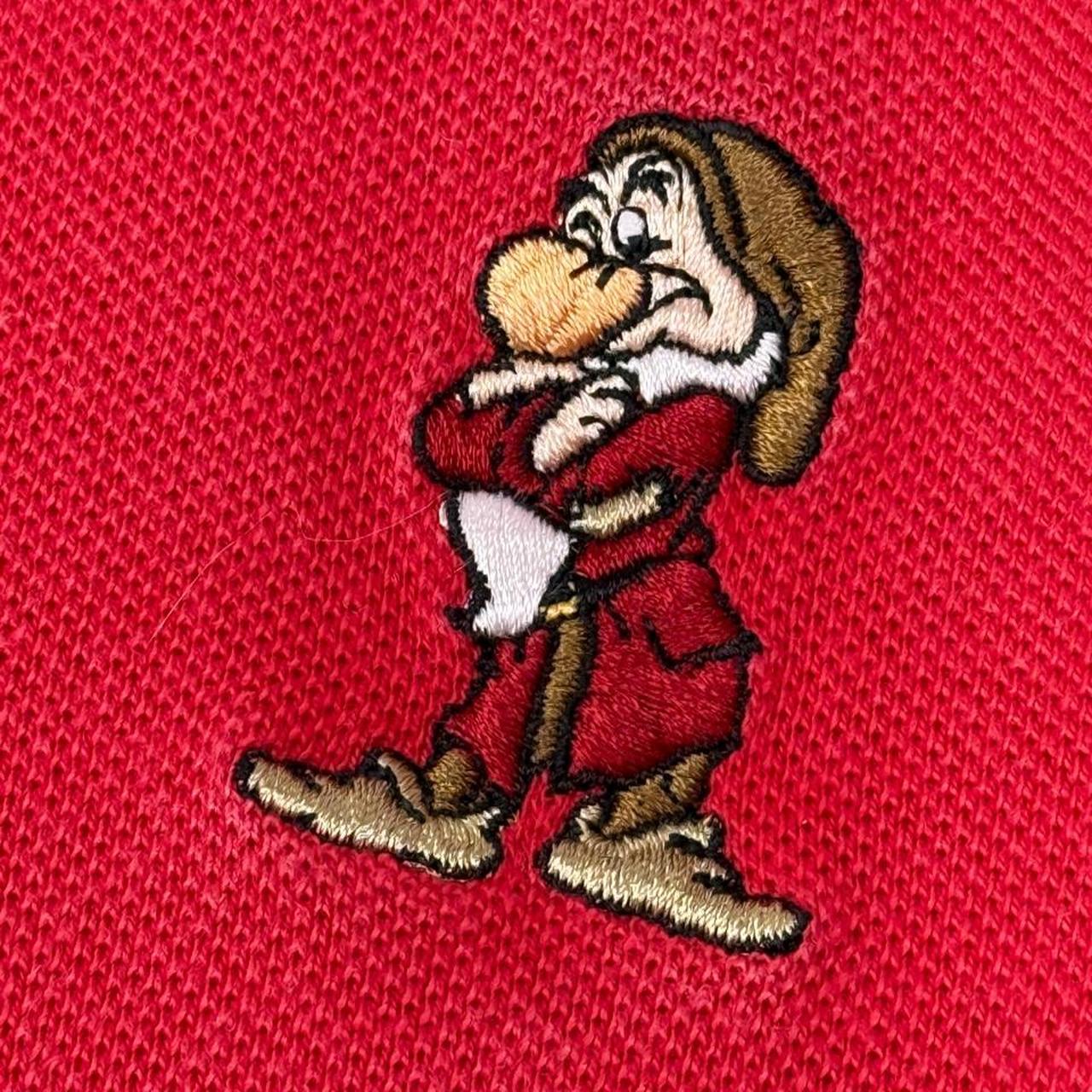 Vintage 00s Grumpy Embroidered Disney Store Polo Shirt (L)